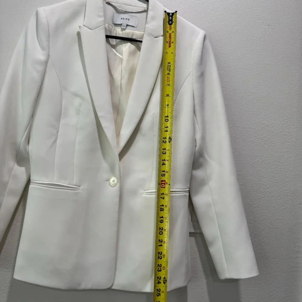 Reiss White Women's Myla Skirt Suit Set (Jacket + Skirt) (Size 6/8) - Picture 15 of 15